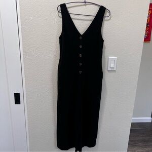 ModCloth Black Women's Jumper Size Small Sleeveless V Neck Pockets  Casual Boho